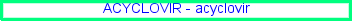 acyclovir, modesto acyclovir